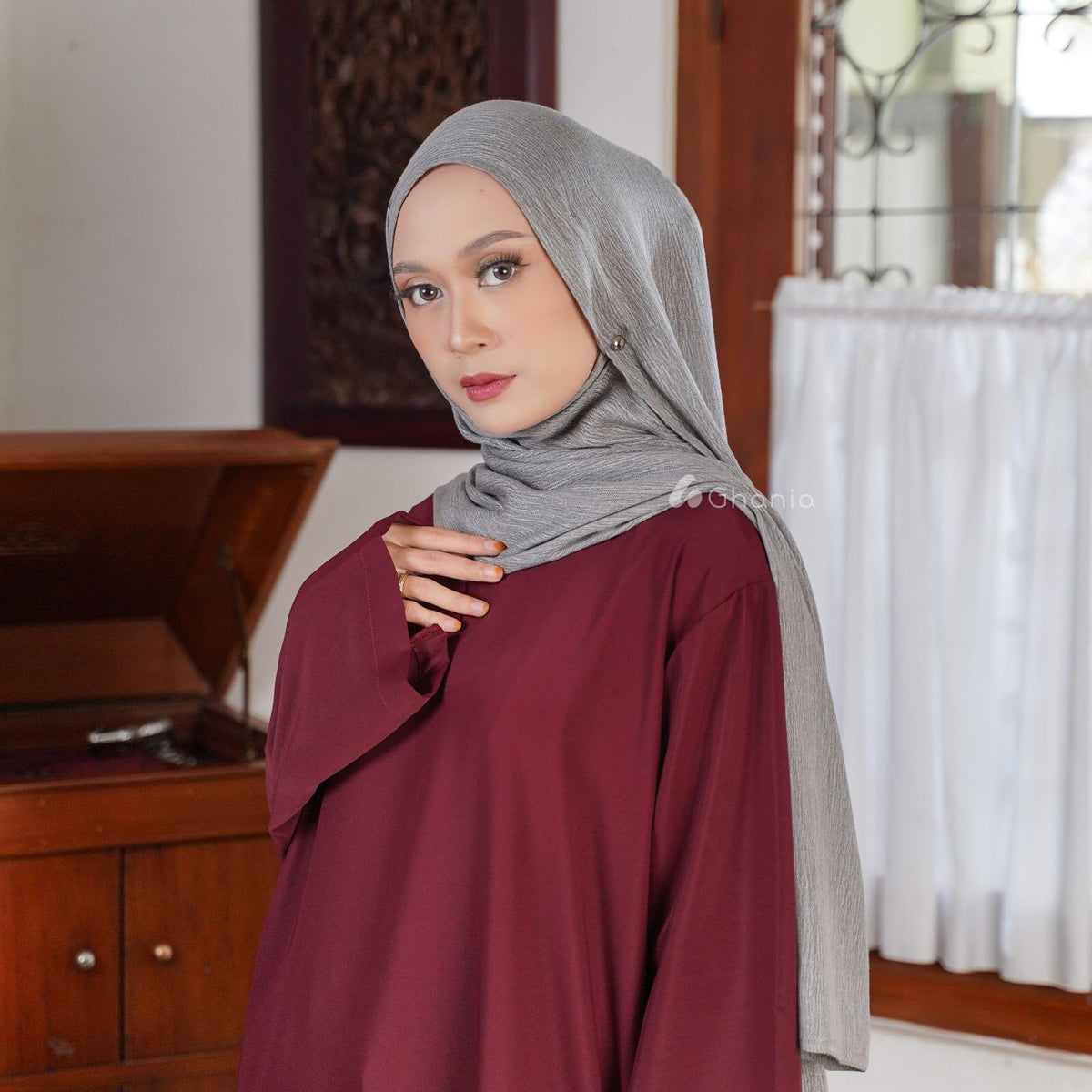 Ghania - Pashmina Viscose Higlight Shafeea Series
