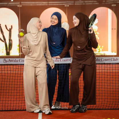 Ghania - Hijab  Instan Bergo Bandana Khiban Rayon Premium Aisha Series