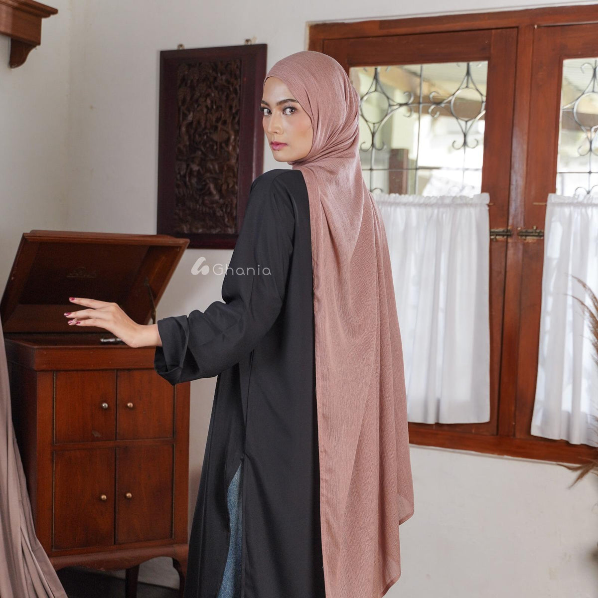 Ghania - Pashmina Viscose Higlight Shafeea Series
