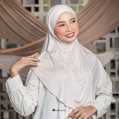 Ghania - Hijab  Instan Bergo Bandana Khiban Rayon Premium Aisha Series