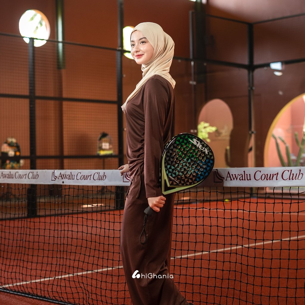 hiGhania - Hijab Bergo Instan Bandana Khiban Rayon Viscose Aisha Series