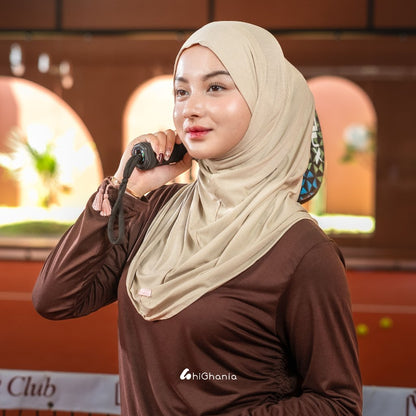 hiGhania - Hijab Bergo Instan Bandana Khiban Rayon Viscose Aisha Series