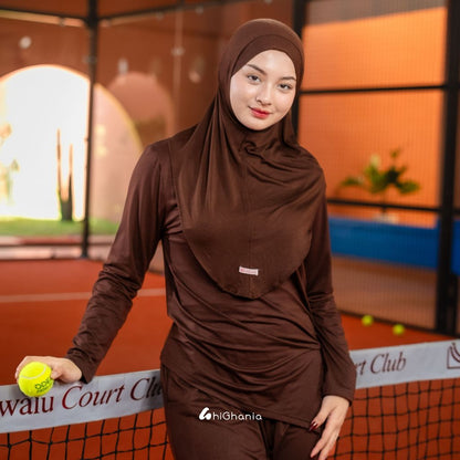 Ghania - Hijab  Instan Bergo Bandana Khiban Rayon Premium Aisha Series