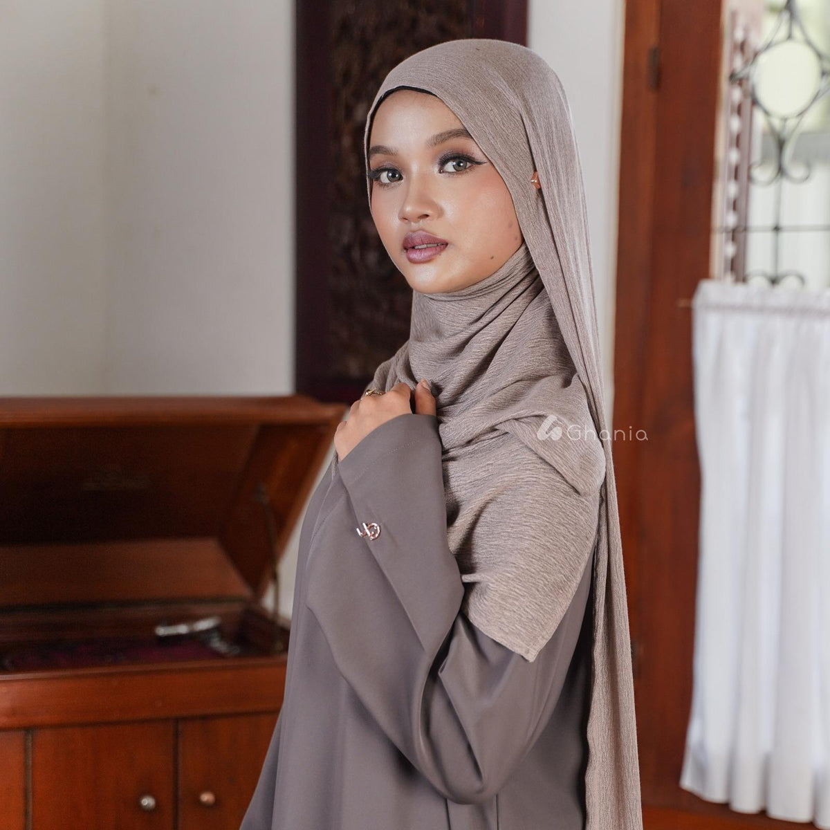 Ghania - Pashmina Viscose Higlight Shafeea Series