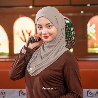 hiGhania - Hijab Bergo Instan Bandana Khiban Rayon Viscose Aisha Series